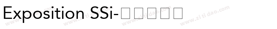 Exposition SSi字体转换
